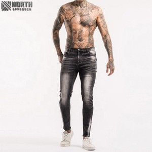 2025 chaud en gros Logo personnalisé hommes de haute qualité léger Denim pantalon décontracté Sport Style pour été hiver automne pour - Product Image 3