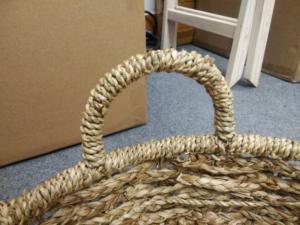 Meilleur choix Design jonc de mer Jute service plateaux de rangement plateaux ensemble table de service durable tissé sans danger pour la décoration de restaurant - Product Image 5