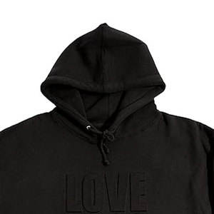 Cotton <b>Fleece</b> Material New Design Custom Plain Embossing <b>Hoodie</b> <b>Men</b> High Quality Street Wear Pullover Embossed <b>Hoodie</b> For Sale - Product Image 5