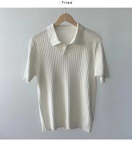 เสื้อโปโลผู้ชายทันสมัย สวมใส่สบาย แขนสั้น ผ้าเนื้อนุ่ม แฟชั่นทันสมัย เหมาะสำหรับใส่ลำลองในชีวิตประจำวันและใส่ไปยิม - Product Image 5