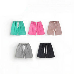 Ensemble pantalon et sweat-shirt vintage été 2025, antistatique, uni, teinture unie, manches longues, lavé, femme, grande taille, logo personnalisé accepté - Product Image 5