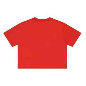 Camiseta recortada de gran tamaño personalizada de algodón pesado liso de 300 Gsm de alta calidad para hombres, estilo cuadrado - Product Image 5