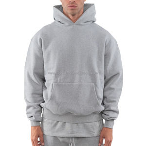 Vente en gros de sweats à capuche personnalisés pour hommes en coton lourd qualité de luxe impression bouffante grande taille streetwear pulls à capuche pour hommes - Product Image 1