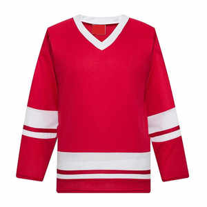 เสื้อโพลีเอสเตอร์ฮ็อกกี้น้ำแข็งดีไซน์ฟรีพิมพ์ลายและปักโลโก้ - Product Image 6