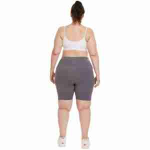 Shorts de sport pour femmes, imprimés sur mesure, style motard, haute élasticité, grande taille, séchage rapide, imperméables, coupe-vent, respirants, 100% coton - Product Image 2