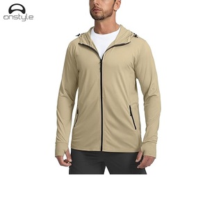 Chaqueta polar transpirable de secado rápido para hombre con capucha de senderismo al aire libre personalizada de alta calidad y precio barato en deportes Onstyle - Product Image 5