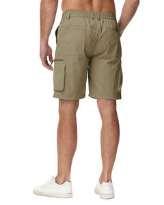 Pantalones cortos deportivos Cargo informales de moda para hombre, pantalones cortos holgados de cinco puntos para entrenamiento de correr de secado rápido para hombre, pantalones cortos con logotipo personalizado para hombre - Product Image 2