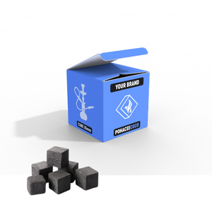 A la venta Premium Shisha Hookah Cubo de carbón Natural Largo tiempo de combustión Baja ceniza Indonesia OEM Etiqueta privada - Product Image 1