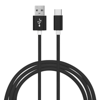 Cable de datos de sincronización de datos para iphone, nailon trenzado tipo C de carga rápida 2.1A, el más vendido