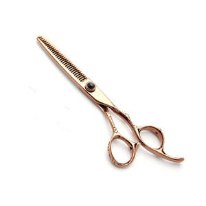 Ciseaux amincissants de coiffure en acier inoxydable pour salon de coiffure avec poignée en plastique confortable - Product Image 1