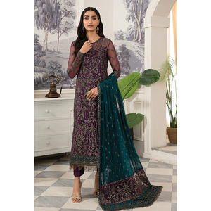 Traje Salwar Kameez de gasa de proveedor directo de fábrica para mujer, diseño tradicional, ligero, de alta calidad, vestido de fiesta para mujer bajo - Product Image 6