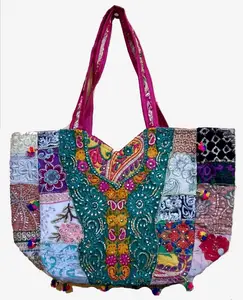 कढ़ाई काम महिलाओं के लिए कंधे बंजारा बैग Partywear उपयोग भारतीय निर्माता से सबसे अच्छी कीमत पर उपलब्ध GC-BG-177