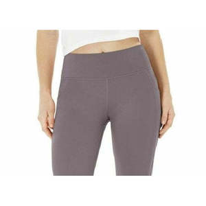 Leggings Sportivi Viola da Donna Ideology in Spandex/Nylon, Leggings Compressivi per Yoga e Corsa con Effetto Push-up, Design Personalizzato, Taglia XS - Product Image 2