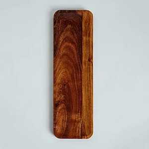 Platos de hoja de palma de areca y madera cuadrados desechables biodegradables más vendidos seguros para eventos - Product Image 2