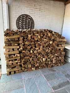 Troncos de leña de roble, leña de fuego seca en horno para fogata, horno de pizza, leña dividida para estufa individual 1200 Cub. En 15-20lb - Product Image 6