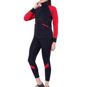 ชุดวอร์มผู้หญิงฤดูหนาวแห้งเร็วผ้าฝ้ายโพลีเอสเตอร์ทําชุดวอร์มผู้หญิงชุดวอร์มน้ําหนักเบา - Product Image 3