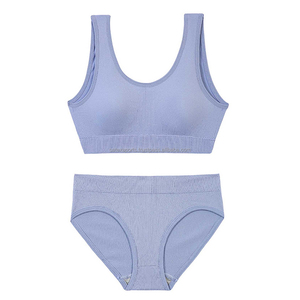 Ensemble de yoga 2 pièces pour femmes en gros, taille haute, logo sur le devant, leggings de sport en spandex/nylon - Product Image 4