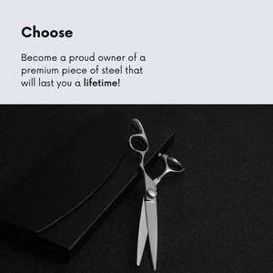 Tijeras de corte de pelo de peluquero profesional 6,5 pulgadas Mega Sharp Tijeras de corte de pelo Premium 440C Calidad de acero inoxidable - Product Image 6