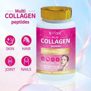 Compl&eacute;ment Alimentaire Multi-collagen En <strong>Capsules</strong> Molles (certifi&eacute; Halal) Pour Le Soutien Des Cheveux, De La Peau Et Des <strong>Ongle</strong> - Product Image 2