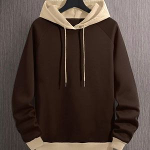 Sudadera con Capucha de Forro Polar Transpirable TRENDY, Cómoda para Invierno, Mezcla de Poliéster/Algodón, Bordada, Teñida Lisa, con Técnicas Digitales y de Cuentas - Product Image 1