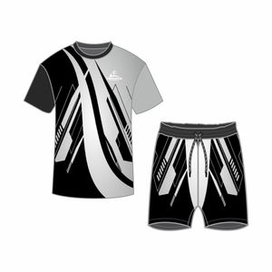 Ensemble décontracté d'été pour homme, tissu 100% polyester, vêtements de sport à séchage rapide, streetwear - Product Image 3