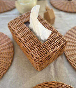 Boîte à mouchoirs artisanale de qualité supérieure en rotin naturel, décoration d'intérieur, fournisseur, écologique, durable, en provenance du Vietnam - Product Image 6