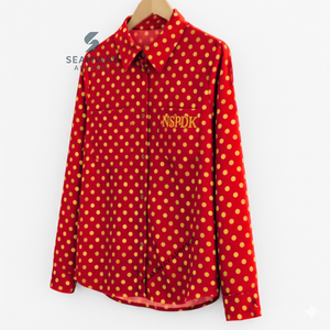 Camisa Formal con Botones NSPDK para Mujer, Camisa Clásica con Cuello y Botones Delanteros, Camisa Tejida de Manga Larga con Botones - Product Image 2