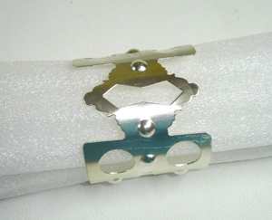 ห่วงใส่ผ้าเช็ดปากขนาดเล็กดีไซน์คลาสสิกใช้สำหรับตกแต่งบ้านงานแต่งงาน - Product Image 4