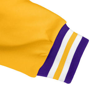 Chaqueta acolchada con logotipo personalizado, chaqueta de invierno, nuevo diseño 2025, chaquetas universitarias de algodón y poliéster con botones cubiertos - Product Image 5