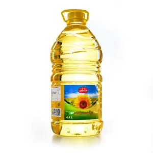 Olio di girasole di buona qualità Logo personalizzato cinque litri 5 L 5L contenitore di plastica per animali domestici olio di girasole