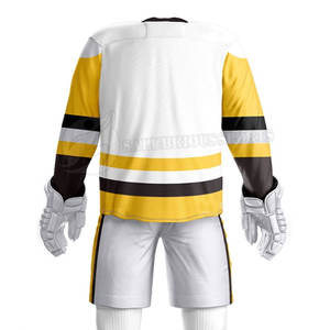 Uniforme de Hockey sobre Hielo Unisex de Calidad Superior, Hecho a Medida, 100% Poliéster, Jersey Deportivo para Equipo, Conjunto de Entrenamiento de Invierno, Impresión Digital - Product Image 6
