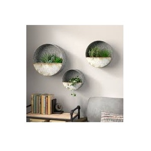 Jardinière murale galvanisée de forme ronde Matériau de haute qualité Jardinières murales Jardinières galvanisées Baignoire Fournisseur en gros - Product Image 4