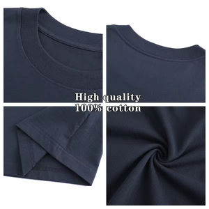 OEMODM nueva tendencia Vintage patrón pantalla DTG impresión bordado alta calidad 100% algodón camiseta para hombres DDP envío - Product Image 3