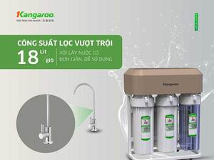 OFERTA CALIENTE PRECIO MÁS BAJO Filtro de Agua Kangaroo de Plástico RO de 7 Etapas y 100 GPD con Autolimpieza para Debajo del Fregadero - Product Image 3