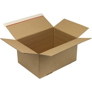 Automatic Single-Wall Corrugated Brown Paper <b>Box</b> SK C4 Q.1.3B Bottom Dimensions 345x256x130mm Pack Size 20 - Product Image 1
