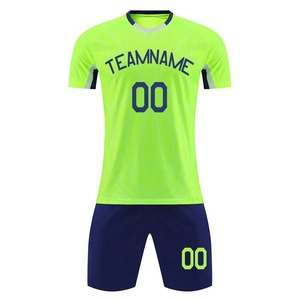 ชุดฟุตบอลแบบยูนิเซ็กซ์ ดีไซน์ใหม่ เสื้อฟุตบอลขายส่ง รับสกรีนโลโก้ทีมด้วยความร้อน ชุดยูนิฟอร์มปรับแต่งได้ 100% - Product Image 2