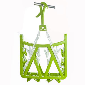 Large Foldable Clothes <b>Hanger</b> with 32 Anti-slip <b>Pegs</b> for Underwear <b>Socks</b> Baby Clothes Laundry Organization Household - Product Image 6