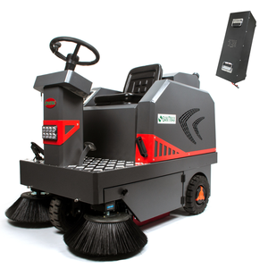 Sanitmax Sm1250+ Nouvelle balayeuse industrielle autoportée de 49 pouces, 69000 pieds carrés, autonomie de 2,5 heures, batterie au lithium - Product Image 3