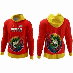 Chemises de pêche à manches longues sur mesure, respirantes, de conception vintage, impression par sublimation, sweats à capuche de pêche, vente en gros directe d'usine - Product Image 1