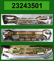 Pièces de rechange pour kit carrosserie de voiture américaine, protection métallique noire de haute qualité, position avant, pick-up/SUV/CUV, installation directe