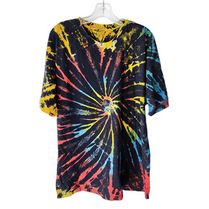Streetgrace-T-shirts d'été teintés pour hommes, vêtements décontractés OEM en coton respirant personnalisés avec logo et étiquette de marque - Product Image 2
