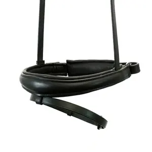 Brida de cuero SidePull para caballo, diseño personalizado, alta calidad 2019, tamaño y logotipo personalizables, precio mayorista económico - Product Image 3