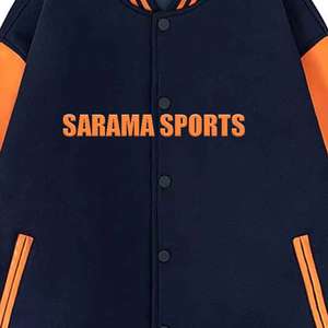 Chaqueta Universitaria de Satén Personalizada de Alta Calidad para Hombre, Transpirable, Talla Grande para Invierno, Diseño Universitario de Satén Liso - Product Image 3