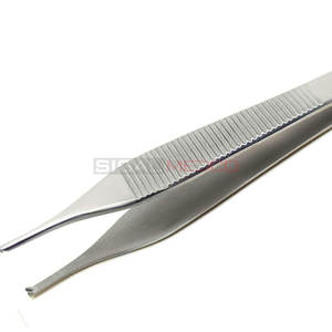Pinzas Adson Kocher 4,72 ''1x2 pinzas dentales de acero inoxidable de alta calidad reutilizables médicos quirúrgicos instrumentos médicos - Product Image 5