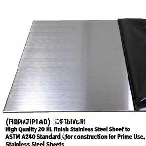 NORTH CHINA STEEL Plaque en acier inoxydable 201, épaisseur 1 mm, finition HL, norme ASTM A240 pour usage en construction - Product Image 2