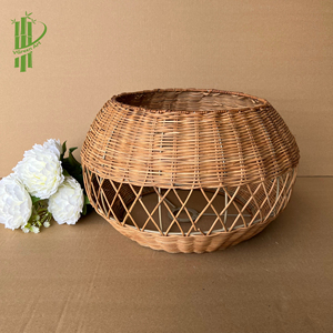 Pantalla de Nido de Pájaro, material de bambú y Ratán, hermoso regalo, regalos de lujo - Product Image 1