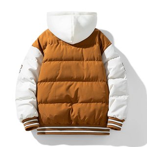 New Hot Bán Người Đàn Ông Đội Mũ Trùm Mũ Bông Áo Khoác Dày Áo Khoác Mùa Đông Teen Thời Trang Giản Dị Áo Khoác Ấm Độn Thời Trang dạo phố Áo Khoác - Product Image 2