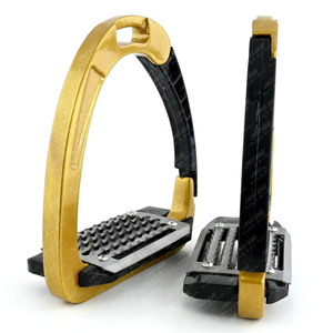 Étriers de sécurité pour équitation de qualité supérieure Fonction à ressort Endurance Équitation Selle occidentale Protection de la cheville Ne glisse jamais le pied - Product Image 4