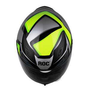 หมวกกันน็อคมอเตอร์ไซค์เวียดนาม OEM รุ่น FullFace ROC R05 ใหม่ ได้รับมาตรฐาน DOT ดีไซน์กราฟิกสวยงาม ระบบปิดแบบปลดเร็ว วัสดุ ABS EPS พร้อมแผ่นบังแดด ราคาโรงงาน - Product Image 4