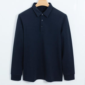 เสื้อเชิ้ตแขนยาวผู้ชาย คุณภาพพรีเมียม ผ้าถักเนื้อแน่น แห้งเร็ว ซับเหงื่อ ไม่ยับง่าย เหมาะสำหรับใส่ทำงาน ฤดูใบไม้ร่วง ฤดูหนาว - Product Image 3